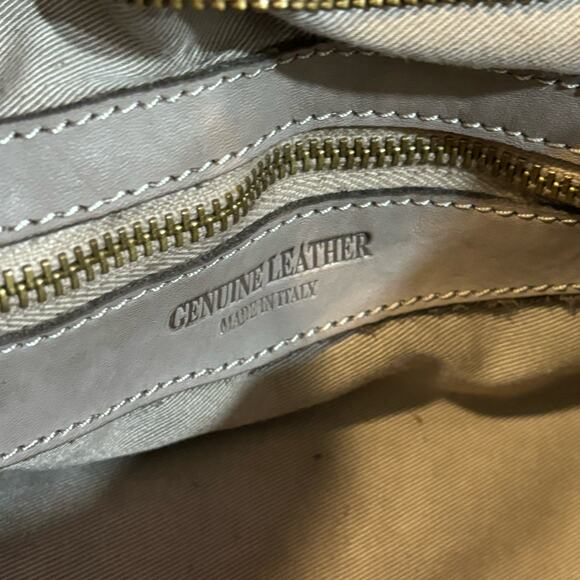 Bolsa Nova NWT Taupe Leather Fringe Crossbody Bag - Picture 5 of 11